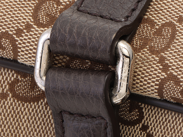 GUCCI グッチ ブリーフケース ビジネスバッグ GGキャンバス×レザー