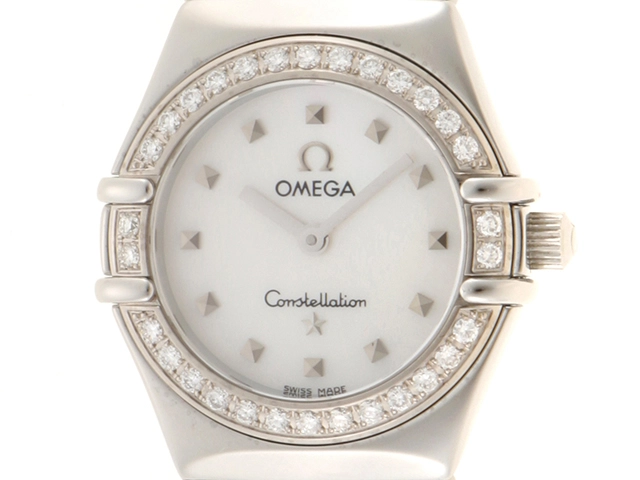 オメガ コンステレーション マイチョイス ダイヤベゼル 腕時計