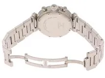 Cartier カルティエ 時計 パシャC クロノグラフ シルバー ステンレススチール ユニセックス 自動巻き