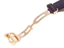 2013年11月正規品 Cartier カルティエ 腕時計 タンクアングレーズ SM WT100014 K18イエローゴールド／クロコベルト／ダイヤモンドベゼル シルバー文字盤 クォーツ【472】SJ