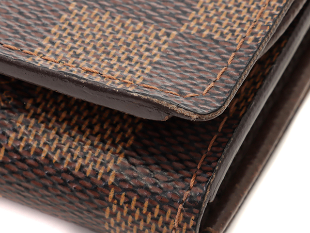ルイヴィトン LOUIS VUITTON ダミエ ポルトフォイユ・トレゾール L字