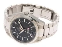 OMEGA オメガ シーマスター アクアテラ 150M コーアクシャル GMT 231.10.43.22.01.001 ブラック メンズ 自動巻き （2148103584145）【200】