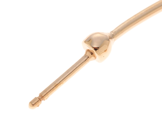 BVLGARI ブルガリ B-zero1 フープ ピアス PG 11.1g 357096【434】