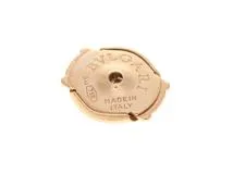 BVLGARI ブルガリ B-zero1 フープ ピアス PG 11.1g 357096【434】