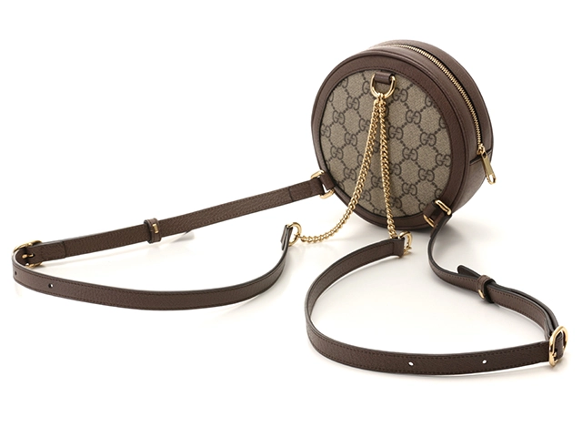 GUCCI　グッチ　GGスプリームオフィディアミニバックパック　コーティングキャンバス　レザー　　ベージュ　ブラウン　598661【431】2148103585197