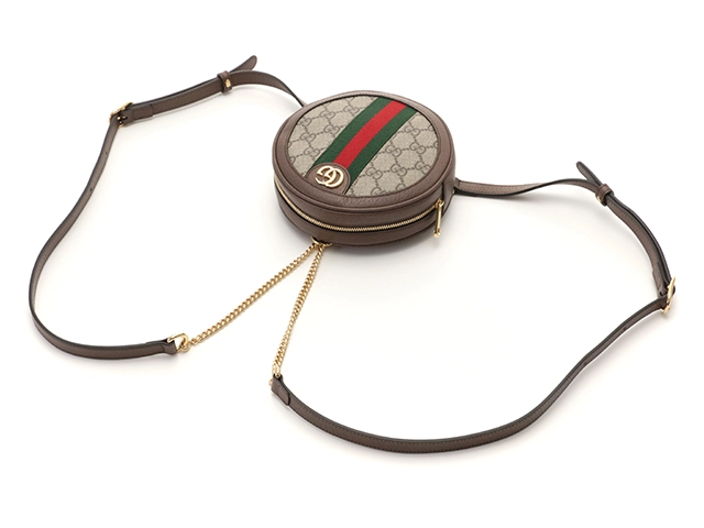 GUCCI　グッチ　GGスプリームオフィディアミニバックパック　コーティングキャンバス　レザー　　ベージュ　ブラウン　598661【431】2148103585197