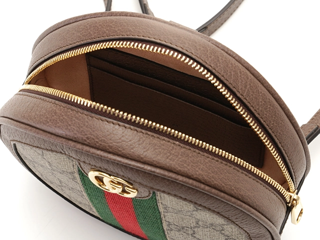 GUCCI　グッチ　GGスプリームオフィディアミニバックパック　コーティングキャンバス　レザー　　ベージュ　ブラウン　598661【431】2148103585197