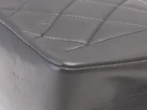 CHANEL シャネル マトラッセ ダイアナフラップ チェーンショルダー ブラック ラムスキン【432】2148103586101