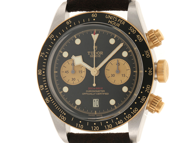 チューダー/チュードル TUDOR ブラックベイクロノ 7936ON ステンレススチール 自動巻き メンズ 腕時計