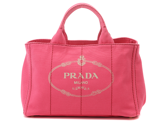 PRADA プラダ カナパＭ ピンク キャンバス【432】2148103588112 の購入