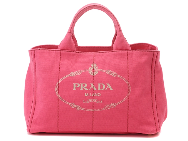 PRADA プラダ カナパ ピンク ハンドバッグM - トートバッグ