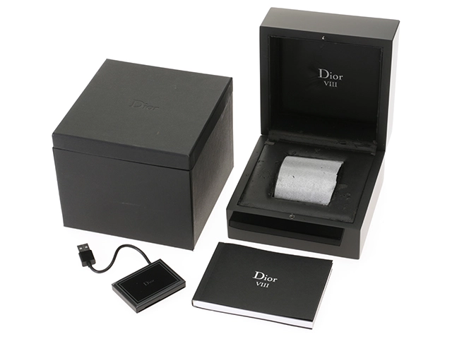 Dior ディオール レディース オートマチック ユイット Dベゼル CD1235E0 ブラック文字盤 CE(セラミック)【472】HK