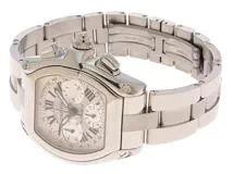 CARTIER　カルティエ　メンズ腕時計　ロードスタークロノ　W62006X6　自動巻き　シルバー文字盤　ステンレススティール【433】