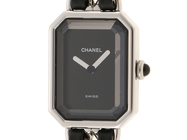 CHANEL シャネル 腕時計 プルミエールL H0451 ステンレス/革 ブラック文字盤 Lサイズ クオーツ【472】SJ  の購入なら「質」の大黒屋（公式）