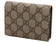 GUCCI グッチ GGスプリーム ビー（蜂） カードケース ベージュ