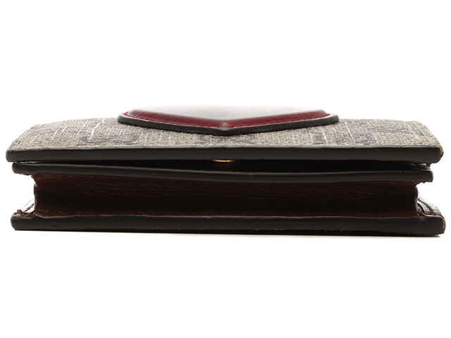 GUCCI グッチ GGスプリーム ハートモチーフ付カードケース