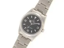 F番並行品 ROLEX ロレックス 腕時計 エクスプローラーⅠ 114270 ステンレススチール ブラック文字盤 自動巻き【472】TS