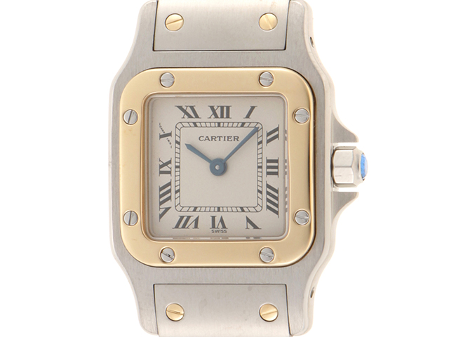 CARTIER カルティエ サントス ガルベSM 旧バックル W20011C4