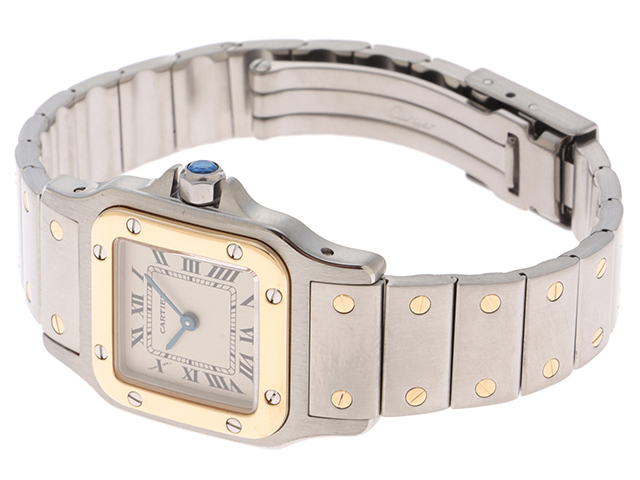 CARTIER カルティエ サントス ガルベSM 旧バックル W20011C4