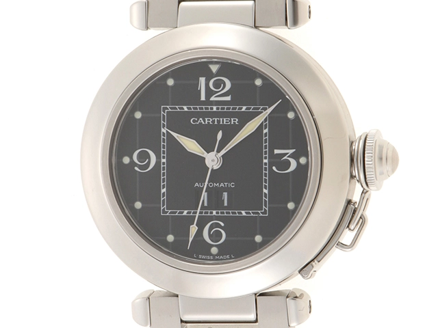 Cartier カルティエ 時計 パシャC ビッグデイト 自動巻き W31053M7 SS 