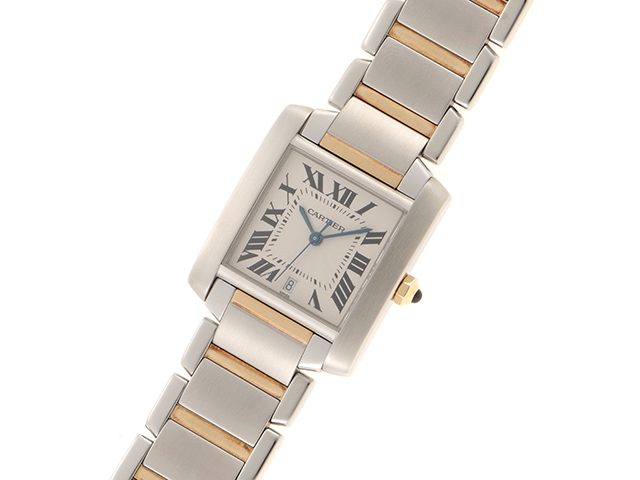 Cartier カルティエ 腕時計 タンクフランセーズLM W51005Q4 アイボリー ...