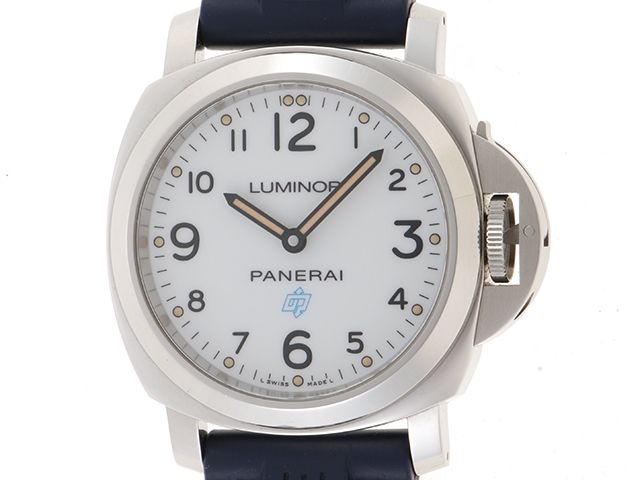 PANERAI パネライ 腕時計 ルミノールベース ３デイズ ロゴ アッチャイオ PAM00775 ホワイト文字盤 ステンレススチール／ラバー 手巻き  2020年正規品【472】SJ の購入なら「質」の大黒屋（公式）