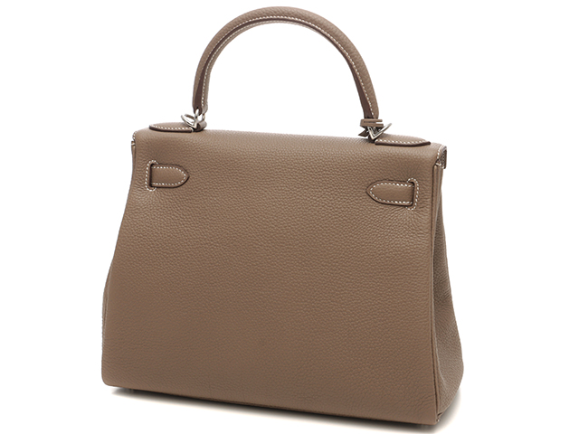 HERMES エルメス ケリー28 エトゥープ SV シルバー金具 Y刻 2020