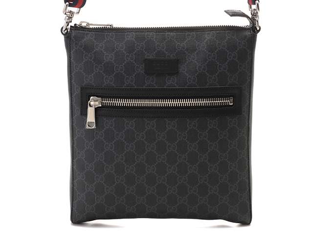 GUCCI グッチ ブルー ネイビー ミニメッセンジャーバッグ GGスプリーム GUCCI グッチ ブルー ネイビー ミニメッセンジャーバッグ GG