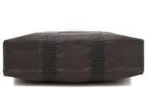 HERMES　エルメス　エールライントートMM 　グレー　SV　キャンバス【431】2148103598111