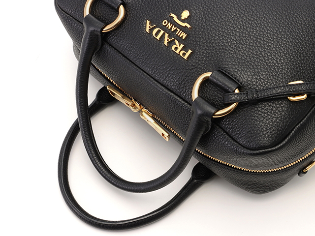 PRADA プラダ バッグ 2wayショルダー 1BB086 ブラック レザー