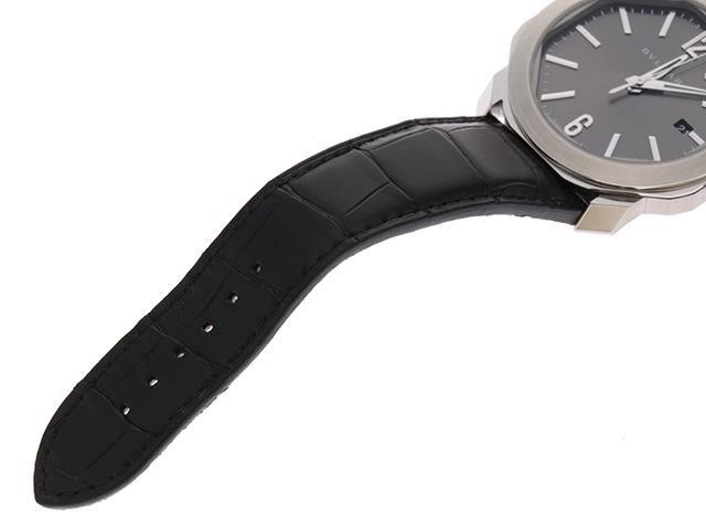ブルガリ 腕時計 オクト OC41S グレー メンズ 自動巻き【200】