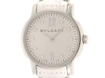 BVLGARI ブルガリ 腕時計 ソロテンポ ST29S レディース ステンレス シルバー10Pダイヤモンド文字盤 クォーツ【472】SJ