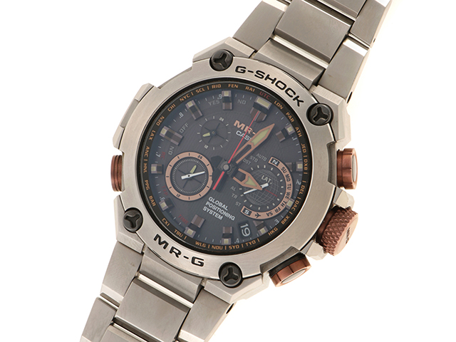 CASIO カシオ G-SHOCK MRG-G1000DC-1AJR チタン 電波ソーラー時計【473