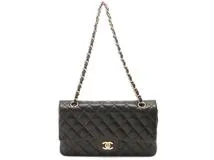 本物正規美品　シャネル　マトラッセ フラップ式　長財布 ラムスキン 黒 CHANEL シャネル マトラッセ ラムスキン フラップ長財布 コイン