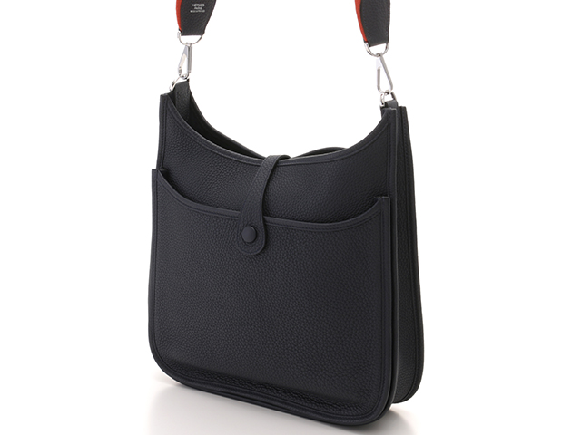 HERMES エルメス ショルダーバッグ エヴリンⅢPM ロカバール ブルー 