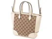 GUCCI グッチ ハンドバッグ ショルダーバッグ GGキャンバス