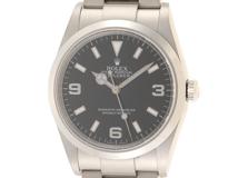 ROLEX　ロレックス　エクスプローラーI　114270　ブラック文字盤　ステンレス　SS　F番　メンズ【434】