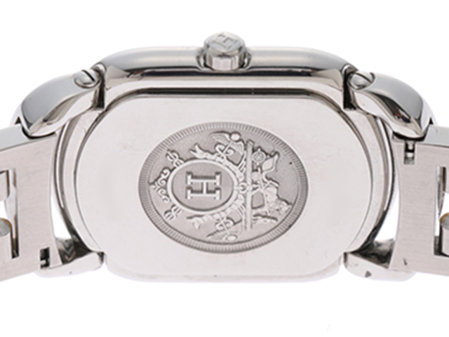HERMES エルメス ラリー RA1.220 クオーツ GP/SS レディース  