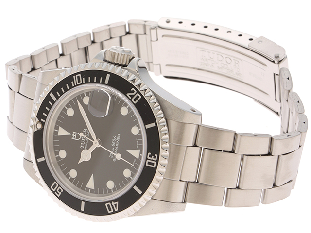 TUDOR チューダー 腕時計 サブマリーナ― 79190 スチール ブラック文字盤 自動巻 並行品【472】SJ の購入なら「質」の大黒屋（公式）