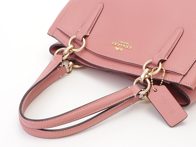 コーチ 2WAY ショルダーバッグ　ミネッタ ピンク COACH コーチ ミネッタ 2wayショルダーバッグ ピンク レザー