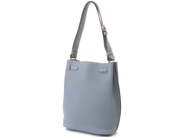 HERMES　エルメス　ソーケリーバッグ　極美品♥️ HERMES エルメス ショルダーバッグ ソーケリー ブルーリン トゴ