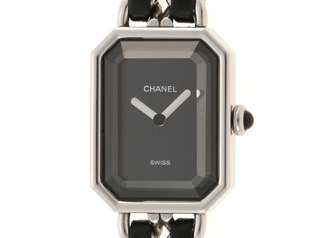 シャネル CHANEL プルミエール Sサイズ H0451 ヴィンテージ レディース 腕時計 ブラック 文字盤 シルバー クォーツ Premiere VLP 90206122