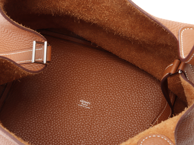 HERMES エルメス ピコタンロックMM ハンドバッグ ゴールド SV HERMES エルメス ピコタンロックMM ハンドバッグ ゴールド SV