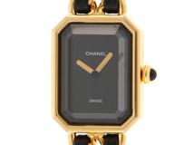 CHANEL　シャネル　時計　プルミエールM　H0001　GP　クォーツ式　2148103609374　【437】