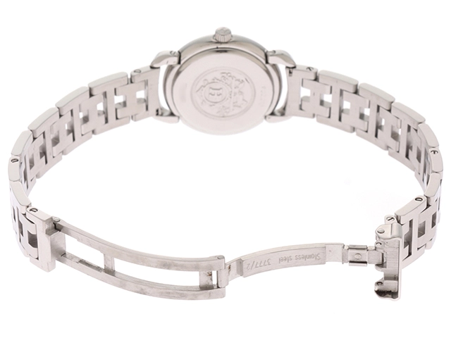 HERMES エルメス 腕時計 プルマン PU2.210 グレー レディース クオーツ (2148103610882)【200】