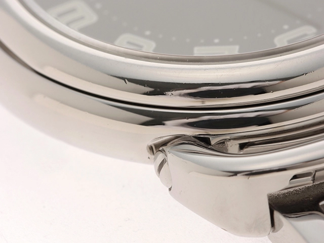 HERMES エルメス 腕時計 プルマン PU2.210 グレー レディース クオーツ (2148103610882)【200】