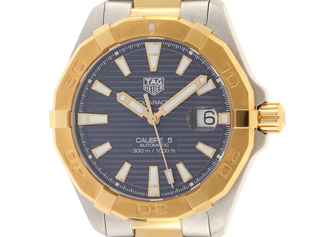 TAG HEUER タグホイヤー アクアレーサー WBD2120.BB0930 GP/SS オートマチック ブルー文字盤 メンズ  【430】2148103614576 の購入なら「質」の大黒屋（公式）