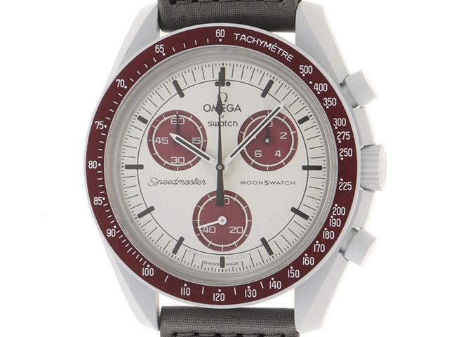 SWATCH OMEGA スウォッチ オメガ スピードマスター MISSION TO PLUTO ミッショントゥプルート S033M101  バイオセラミック メンズ クオーツ （2148103615184）【200】 の購入なら「質」の大黒屋（公式）