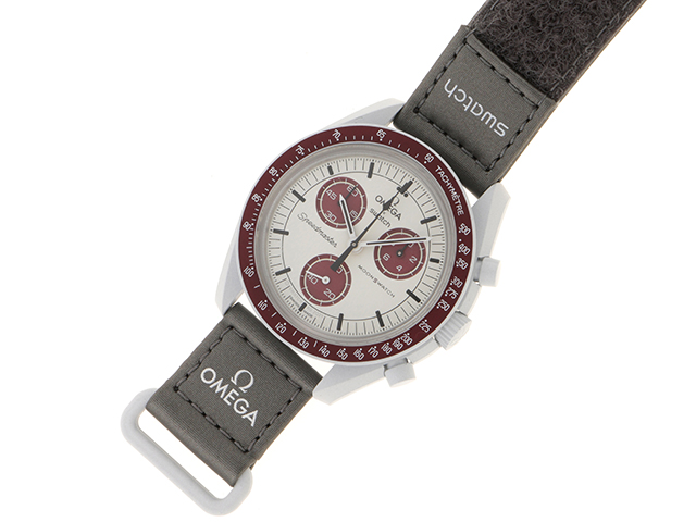 SWATCH OMEGA スウォッチ オメガ スピードマスター MISSION TO PLUTO ミッショントゥプルート S033M101  バイオセラミック メンズ クオーツ （2148103615184）【200】 の購入なら「質」の大黒屋（公式）