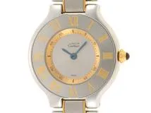 Cartier　カルティエ　時計　マスト21　SM　W10073R6　SS/GP　クォーツ式　 2148103615252　【437】